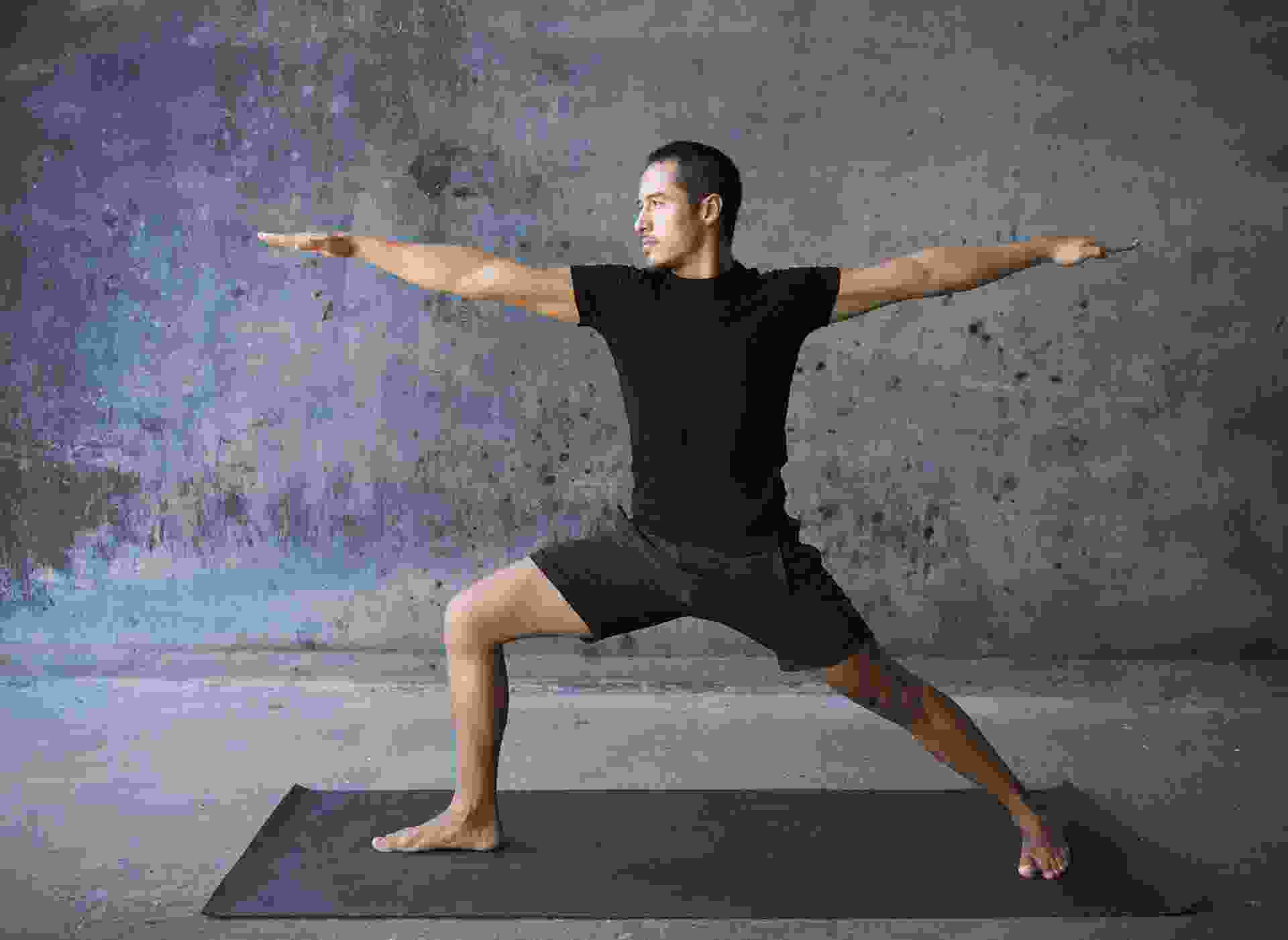 The bluish staircase